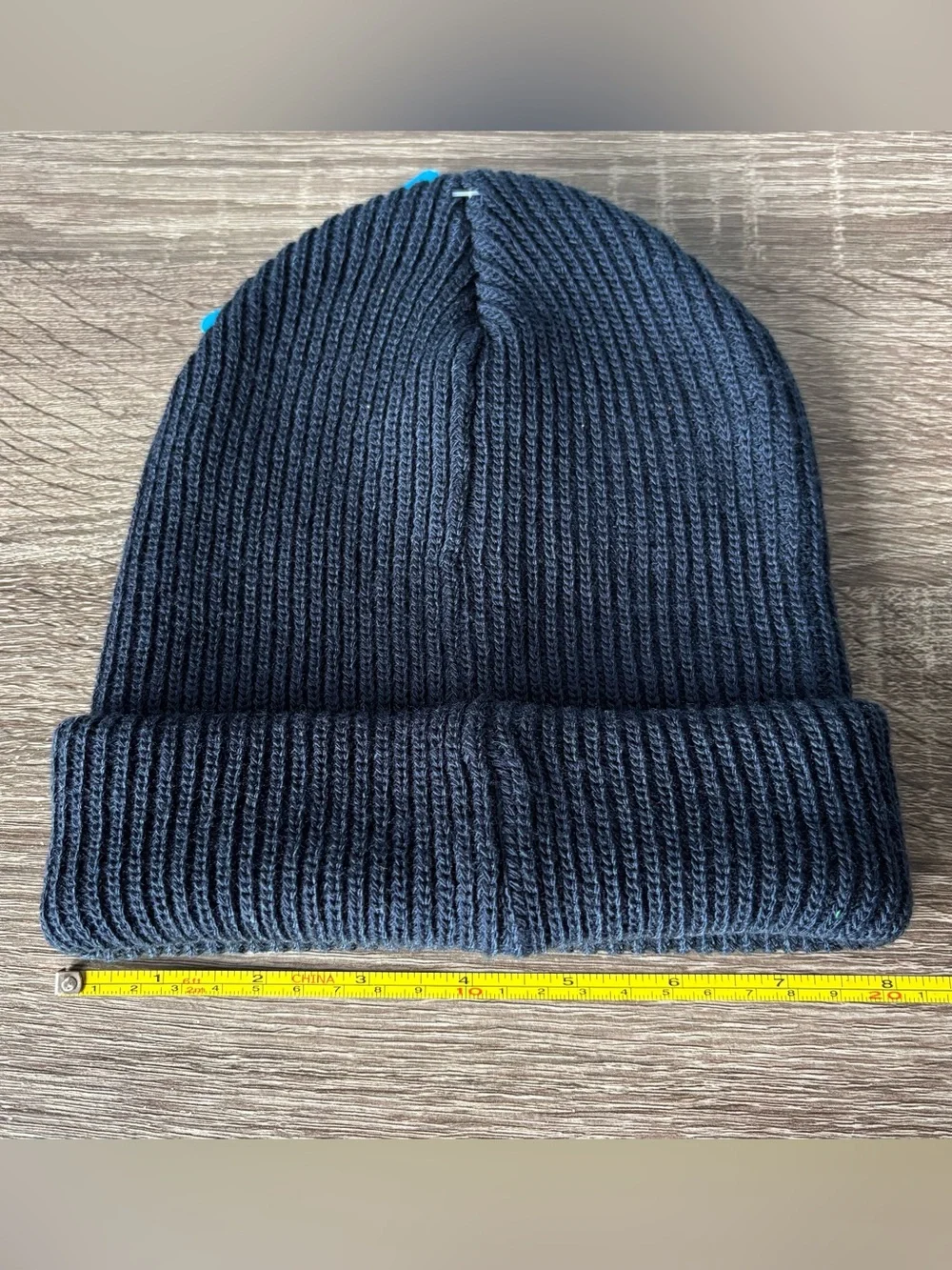 Columbia Whirlibird Cuffed Knit Winter Beanie  NEW Youth navy blue acrylic